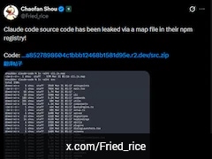 Anthropic's AI Coding Tool Leaks Source Code For Second Time In A Year