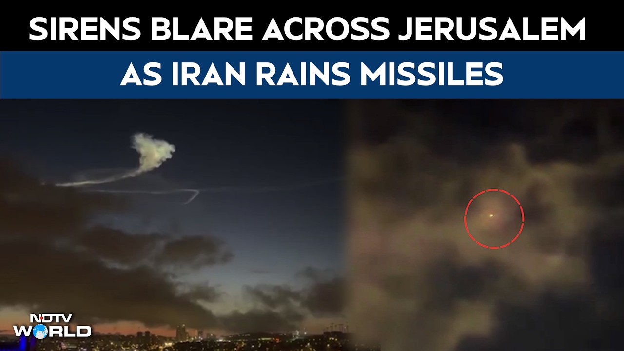 Sirens Blare Across Jerusalem As Iran Rains Missiles