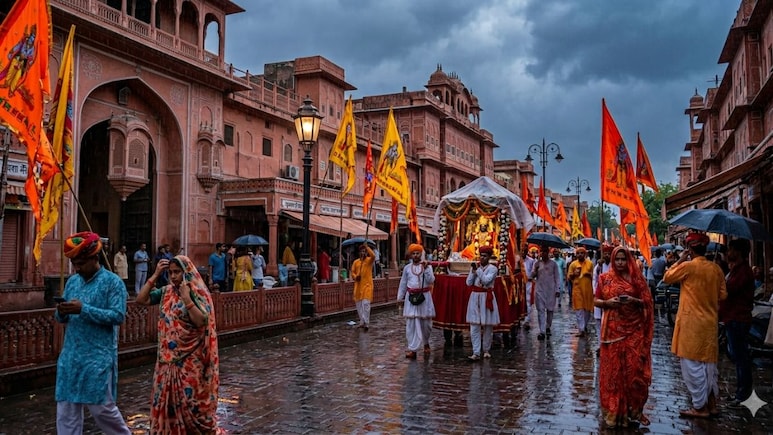 Rajasthan Weather: रामनवमी पर राजस्थान में पश्चिमी विक्षोभ का रहेगा असर, जयपुर-भरतपुर समेत इन जिलों में जारी बारिश का अलर्ट