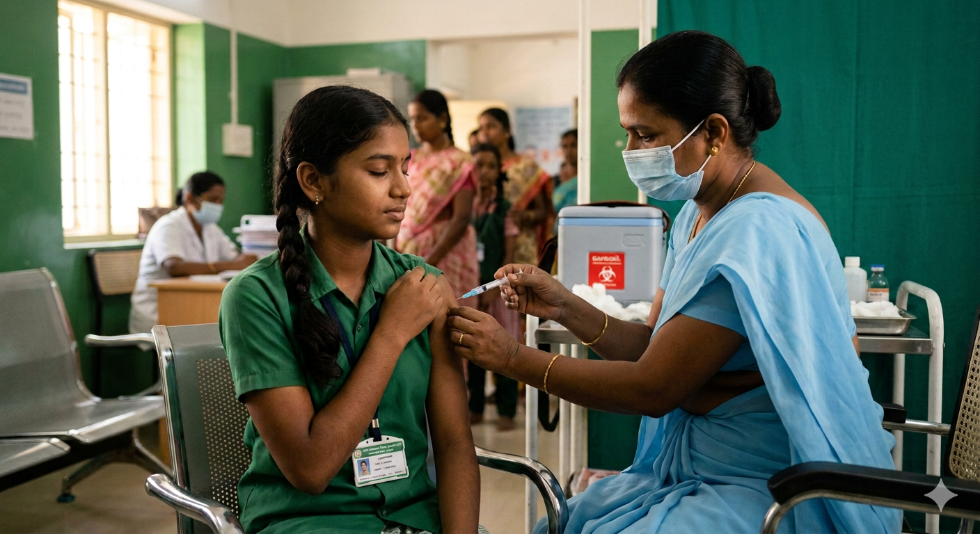 HPV types 16 and 18 cause roughly 80-85% of cervical cancers in India