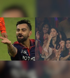 Virat Kohli Shares Flying Kiss With Anushka Sharma After Match-Winning Knock For RCB. Video Viral