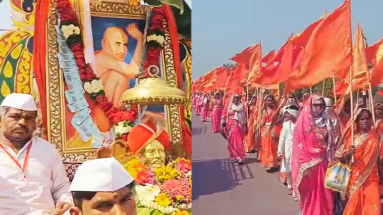 Buldhana News : वारीत खंड नाही! चुलीवर स्वयंपाक, 40 डिग्री तापमान; मात्र वारकऱ्यांनी 4 दिवसात पायी गाठलं शेगाव