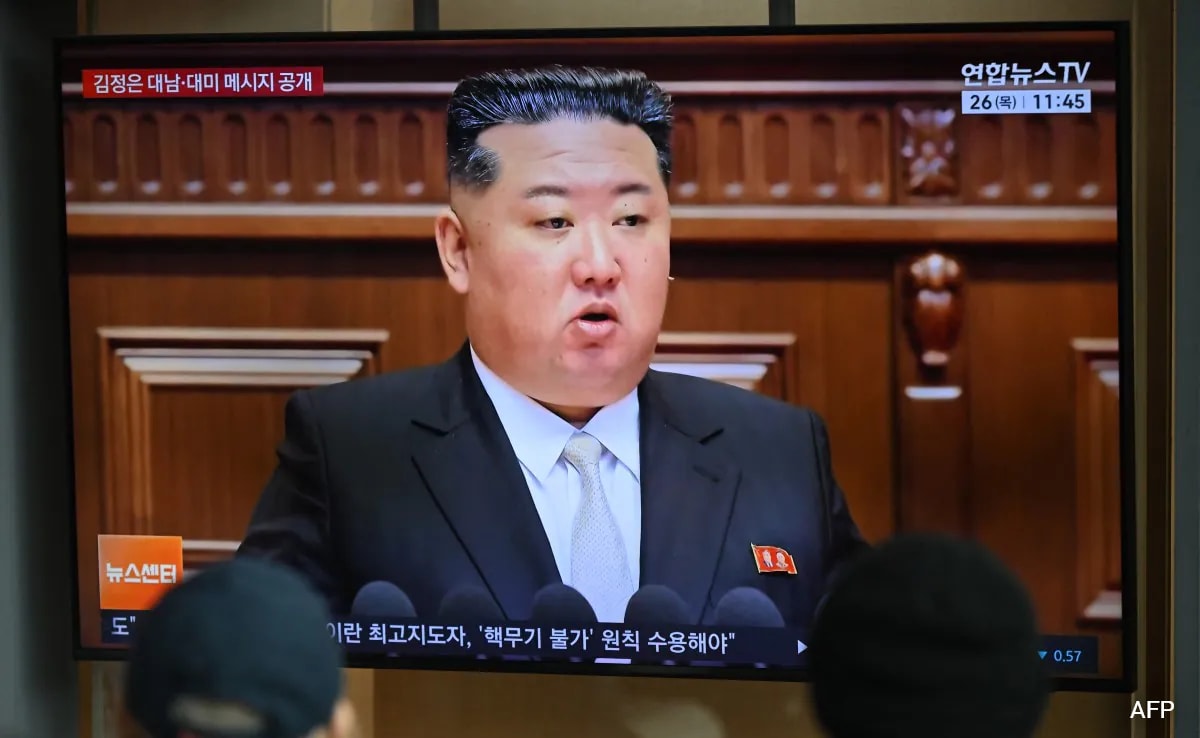 Kim Jong Un Vows Irreversible Nuclear Status, Calls S Korea "Hostile State"