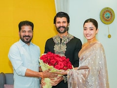 Telangana Chief Minister Revanth Reddy Visits Newlyweds Vijay Deverakonda And Rashmika Mandanna