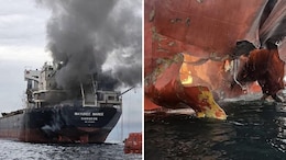 Black Smoke, Fire On Thai Cargo Ship Sailing To India After Hormuz Attack