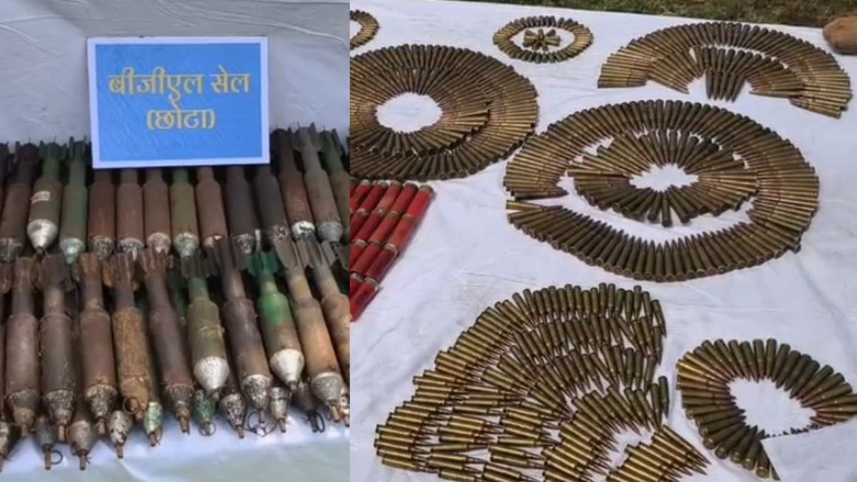 नारायणपुर में नक्सलियों से मिले हथियार