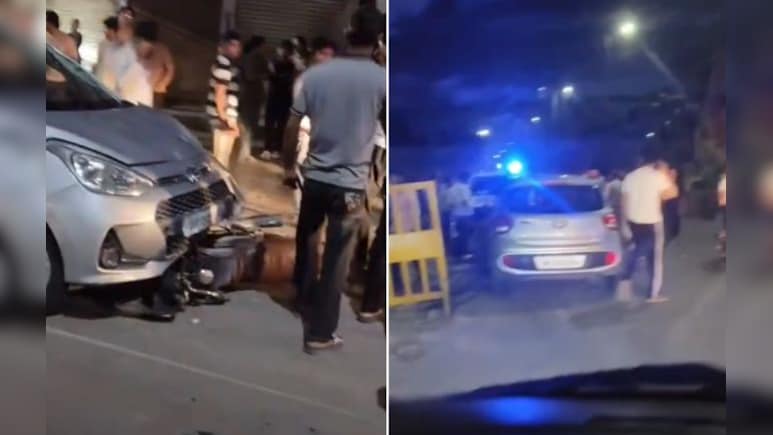 इंदौर में थाने से कार लेकर फरार आरोपी, 500 मीटर दूर हुआ एक्सीडेंट, कोमा में पहुंचा