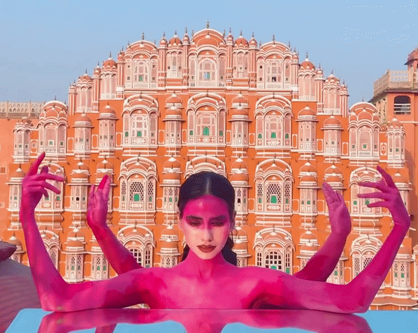 "AI नहीं, रियल है!" गुलाबी हाथी के साथ फोटोशूट कर विवादों में घिरी फोटोग्राफर का एक और वीडियो, देखिए