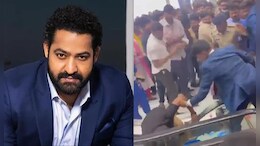 Jr NTR's Bengaluru Visit Sparks Chaos As Fans Storm Hospital And Damage Escalator, Watch