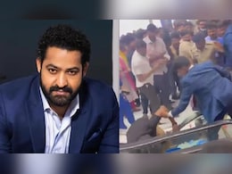 Jr NTR's Bengaluru Visit Sparks Chaos As Fans Storm Hospital And Damage Escalator, Watch