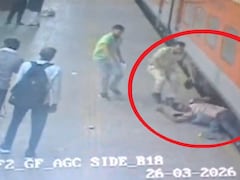 जांबाज जवान: जान की परवाह किए बिना यात्री की जान बचाई, मथुरा जंक्शन पर चलती ट्रेन से गिर गया था शख्स