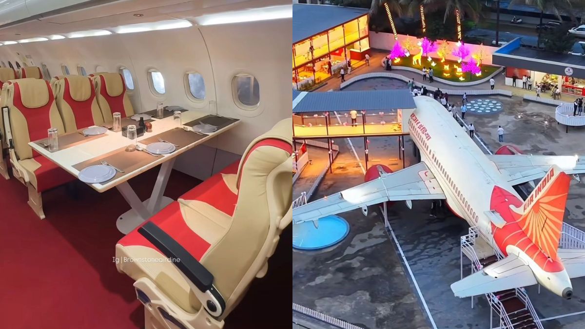 Watch: A Real Air India Plane Sits On Pune-Satara Highway. It's Actually A Restaurant