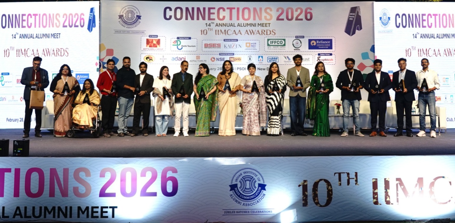 10वें IIMCAA अवार्ड्स के विजेताओं का ऐलान, सौम्या पिल्लई बनीं 'जर्नलिस्ट ऑफ द ईयर'