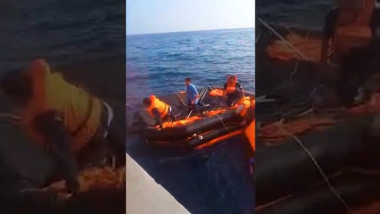 Watch: Sri Lankan Navy Rescues Iranian Sailors Who Survived US' Torpedo Attack