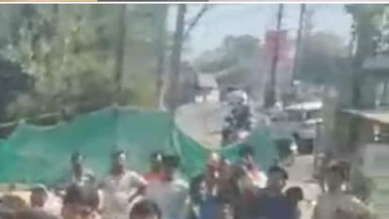 Bhopal News:&nbsp;भोपाल के लक्ष्मी हॉस्पिटल में युवक की मौत के बाद हंगामा, पथराव में तीन पुलिसकर्मी घायल