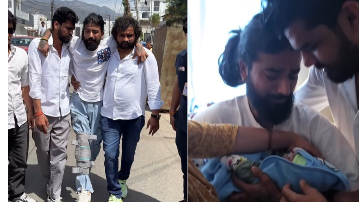 UK 07 राइडर बेटे को गोद में लेकर हुए इमोशनल, चेहरा देख फूट-फूट कर रोए, कहा- मेरे बच्चे के लिए दूसरा जन्म