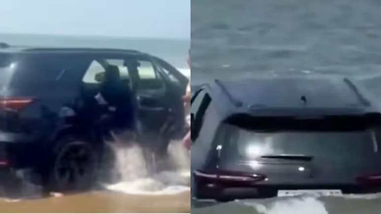 Toyota Fortuner Stuck After Illegal Goa Beach Drive - Here's India's Only Legal Driving Beach