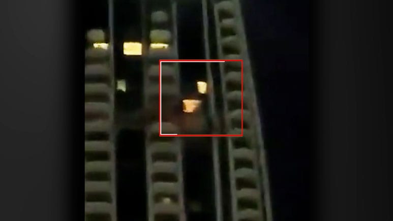 Iranian Drone Hits Residential Building In Dubai's Creek Harbour Area