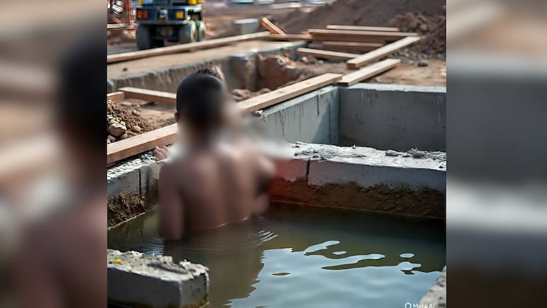 मुंबई में कंस्ट्रक्शन साइट पर बड़ा हादसा, खेलते समय पानी से भरे गड्ढे में गिरा बच्चा, मौत