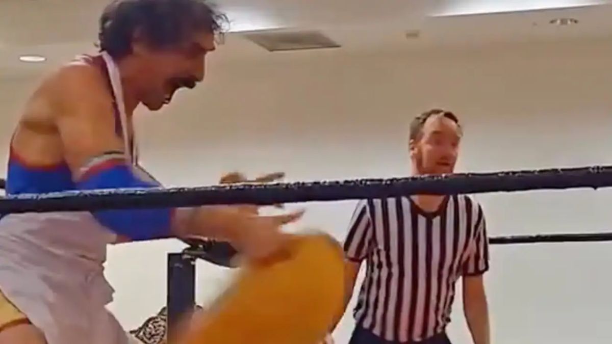 Watch: Italian Wrestler Shows Off Unique Pizza-Slinging Move In Viral Video