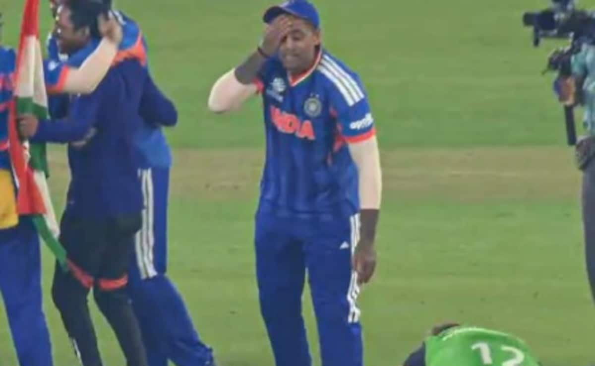 Suryakumar Yadavs Emotional Gesture After Winning T20 World Cup Title Goes Viral - Watch