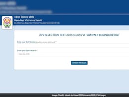 Jawahar Navodaya Summer Bound Class 6 Result 2026 Out: Check Steps To Download The Scorecard