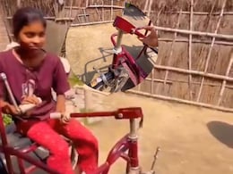 टूटे हैंडल, फटे टायर; गोपालगंज की जिस दिव्यांग लड़की को दी थी ट्राइसाइकिल, उसके साथ हो गया भद्दा मजाक