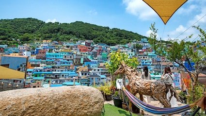 Why This Hillside Village In South Korea Is Painted In Pastel Colours