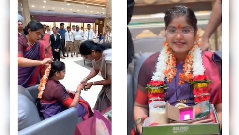 बॉस असावा तर असा! ऑफिसमधील गर्भवती महिलेसाठी बॉसचं जबरदस्त सरप्राईज, Video तुफान व्हायरल