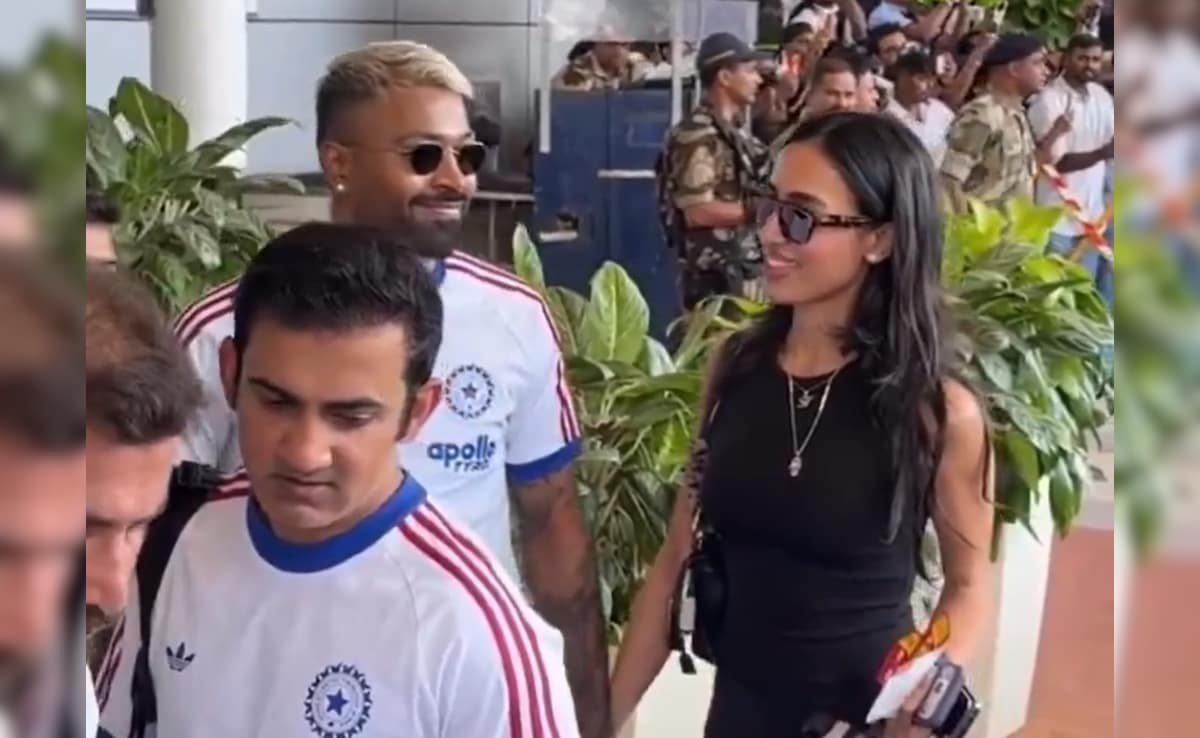 VIDEO: कोच सर ये मेरी गर्लफ्रेंड.. और गौतम गंभीर ने हार्दिक पंड्या की दोस्त को किया साइड हग