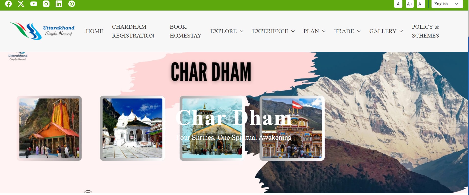 Pilgrims can register online through this website