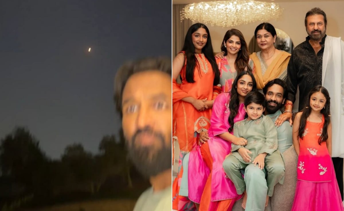 US-ईरान विवाद के बीच परिवार से मिलने दुबई पहुंचा ये एक्टर, आसमान में मिसाइलों का  शेयर किया वीडियो