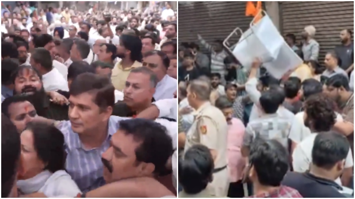 दिल्ली के पालम में शोक जताने पहुंचे BJP-AAP कार्यकर्ताओं में हाथापाई, सौरभ भारद्वाज ने लगाया हमले का आरोप