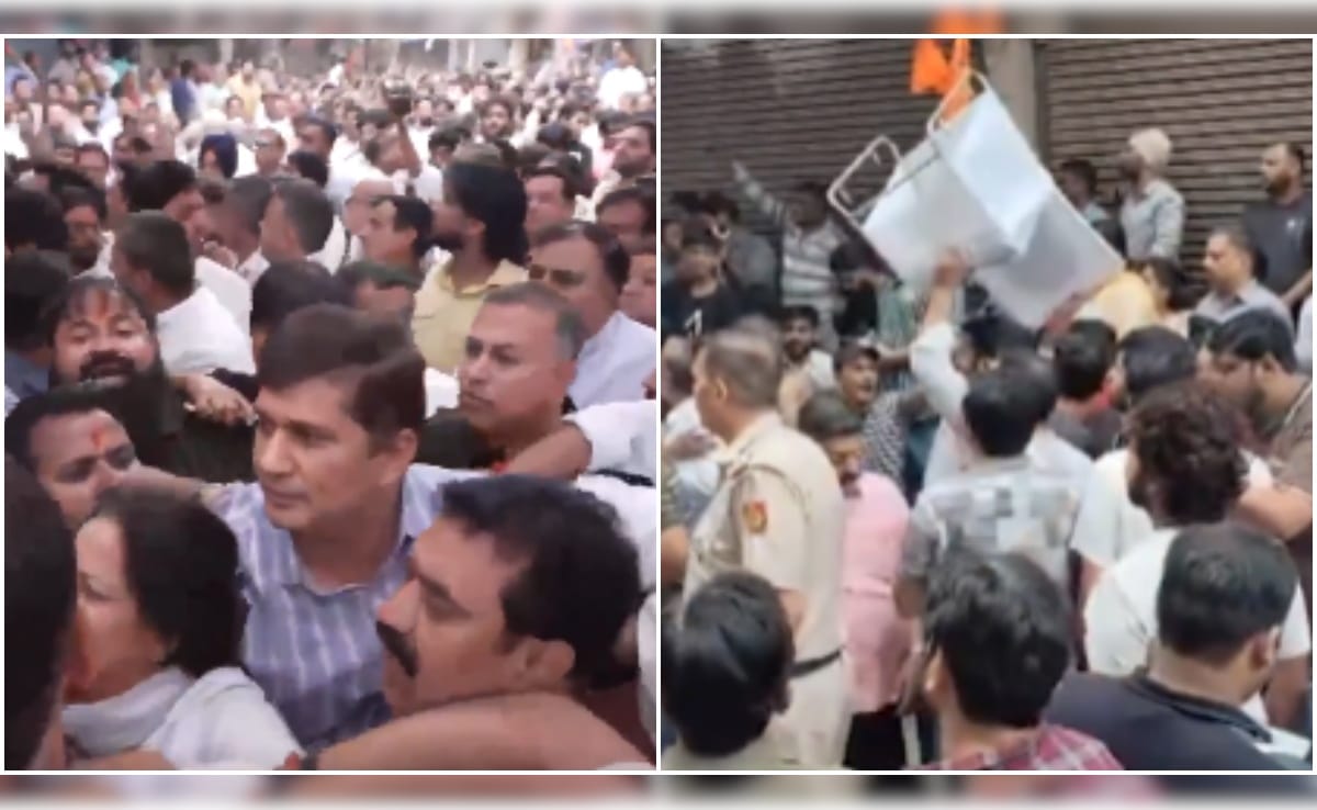 दिल्ली के पालम में शोक जताने पहुंचे BJP-AAP कार्यकर्ताओं में हाथापाई, सौरभ भारद्वाज ने लगाया हमले का आरोप