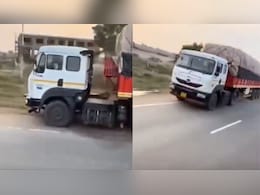 Watch: Truck Goes Off Course After Driver Falls Asleep, Alert Driver Prevents Mishap; Here's How To Stay Safe