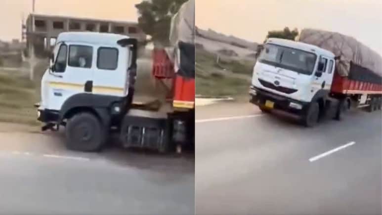 Watch: Truck Goes Off Course After Driver Falls Asleep, Alert Driver Prevents Mishap; Here's How To Stay Safe