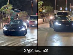 Video: Hardik Pandyas Rs 12 Crore Ferrari Struggles to Cross Speed Breaker In Mumbai