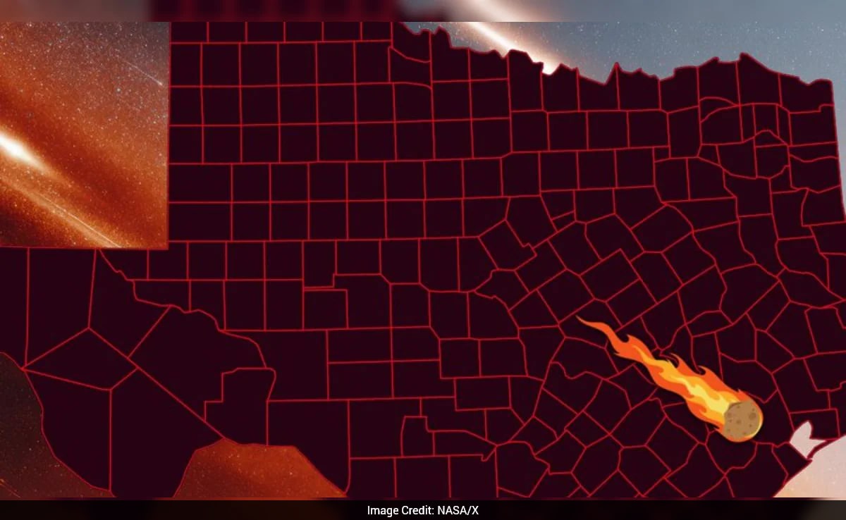 Fireball Seen Blazing Across Texas Sky As Meteor Explodes Midair, Triggering Loud Booms