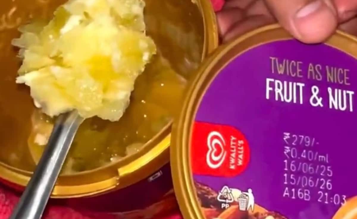 Viral Video: Rajasthan Woman Finds Kwality Wall's Tub "Full Of Oil", Company Issues Clarification