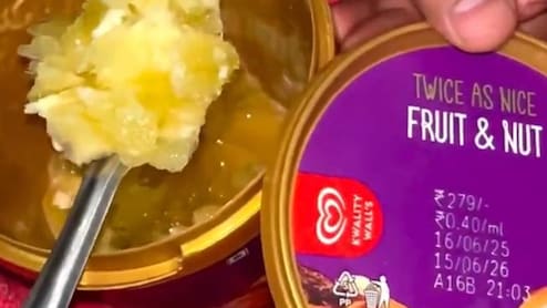 Viral Video: Rajasthan Woman Finds Kwality Wall's Tub "Full Of Oil", Company Issues Clarification