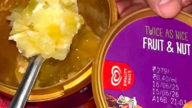 Viral Video: Rajasthan Woman Finds Kwality Wall's Tub "Full Of Oil", Company Issues Clarification