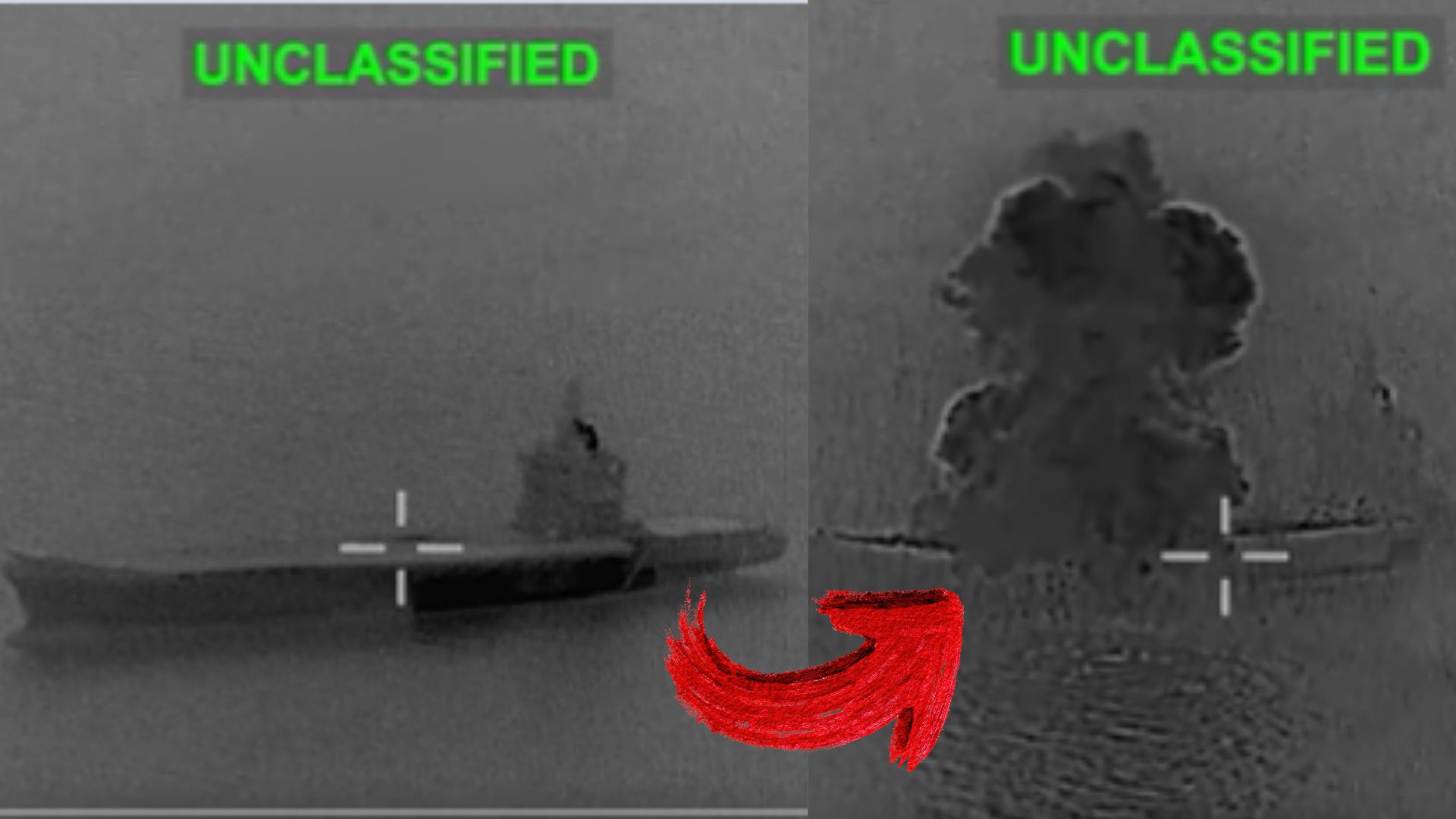 समंदर में एक और जहाज डुबोया, अमेरिकी अटैक में धुआं-धुआं ईरान का ड्रोन लॉन्चर, VIDEO सामने आया