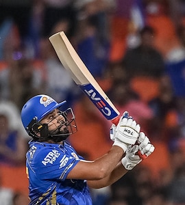 Rohit Sharma Engages In Hilarious Banter With Mumbai Indians Star After Hitting Him For A Six: "Catch It"