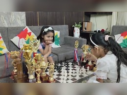 Grand Master Open Chess: 6 साल की अमायरा खान बनीं चेस चैंपियन, सागर की बेटी ने विश्व स्तर पर पाया 13वां स्थान