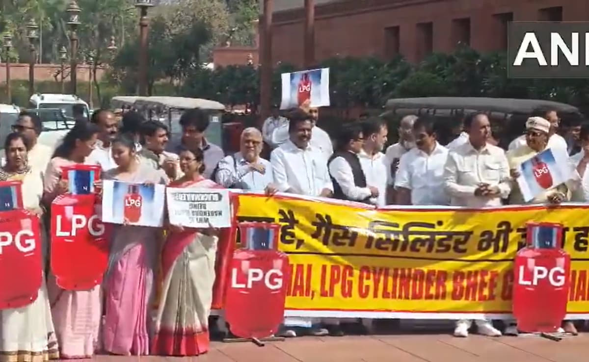 LIVE: LPG के मुद्दे पर संसद परिसर में विपक्ष का हल्ला बोल, नारेबाजी कर रहे राहुल समेत कई सांसद, लोकसभा स्थगित