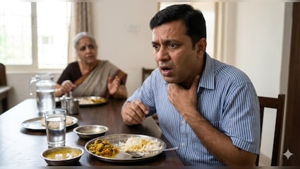 खाते-खाते गले में फंस जाए खाना, तो तुरंत अपनाएं ये तरीके, जानें क्यों और कैसे फंस जाता है गले में खाना?