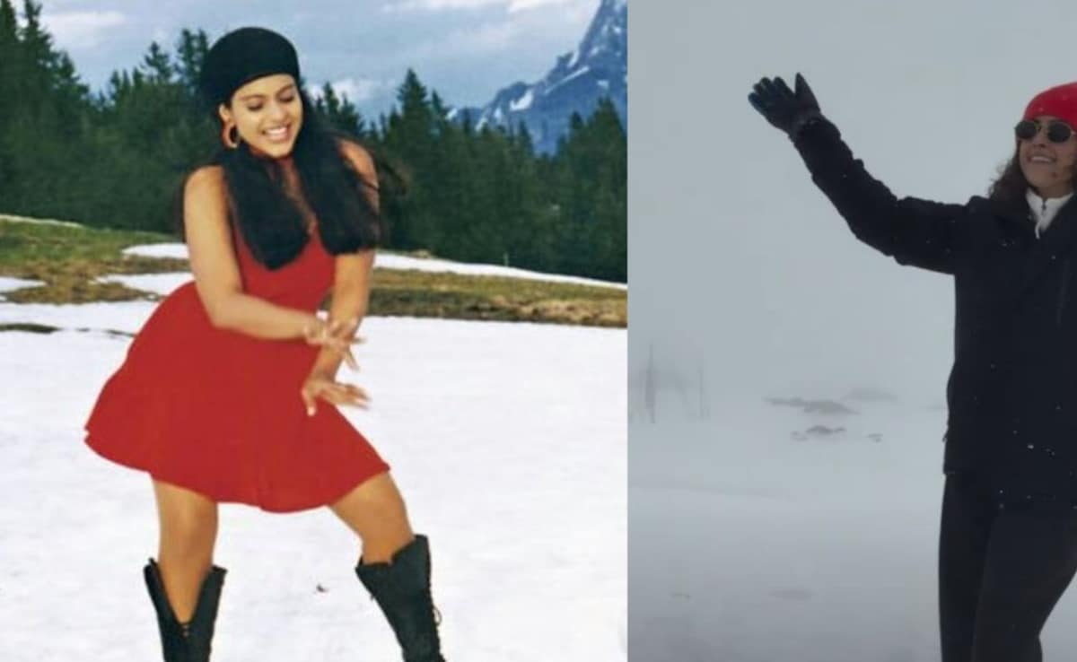 सान्या मल्होत्रा ने काजोल के 31 साल पुराने गाने पर किया डांस, बर्फ के बीच पूछती दिखीं जरा सा झूम लूं मैं?