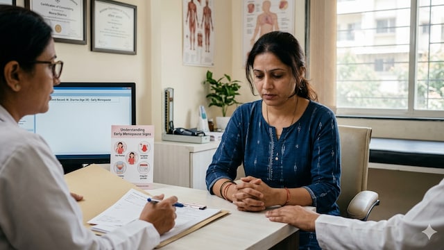 Menopause is a biological stage which marks the end of menstrual periods and fertility