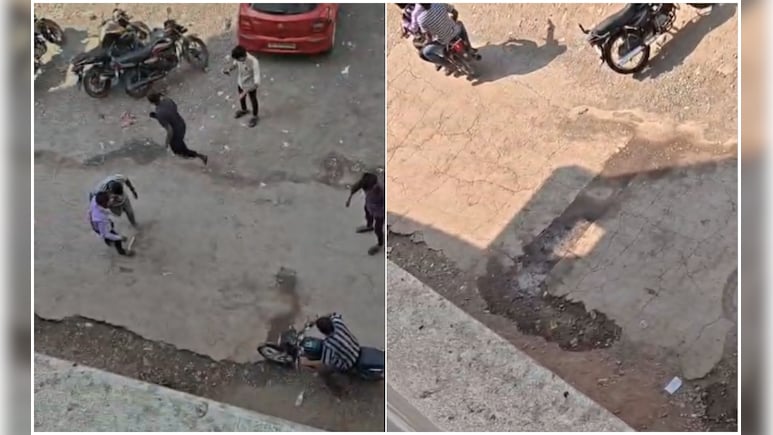 पुणे में कॉलेज के पास खूनी संघर्ष, युवक के सिर में घुसा कोयता
