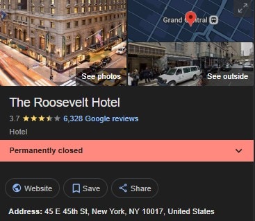 A google search shows permanently closed.